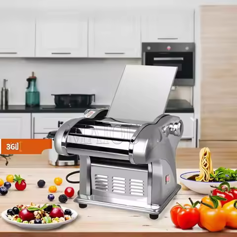 Electric Pasta Maker Machine Pasta Dough Noodle Pressing Machine
