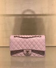 Chanel 22P櫻花粉紅荔枝皮pink classic flap cf25cm