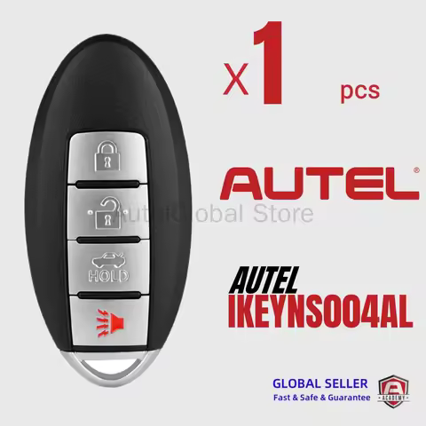 1PCS Autel IKEY IKEYNS004AL NS004AL Universal Smart Remote Key 4 Buttons For Nissan For Autel Smart 