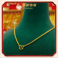 สร้อยคออิตาลี 18k (Au750) ทองคําแท้ 98.2% น้ําหนัก 1.9g ความยาว 18" หรือ 45 ซม.