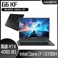 GIGABYTE 技嘉 G6 KF-73TW894KH (i7-13700H/RTX4060 8G/165Hz/16G/1TB SSD/Win11 Home/FHD/16) 客製化電競筆電