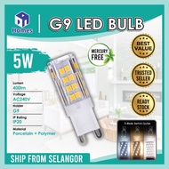 LED Bulb LED G9 5W SMD 52LED 2835 LED Cylinder Bulb / LED Rocket Bulb 240v WarmWhite / 3 Modes Colou