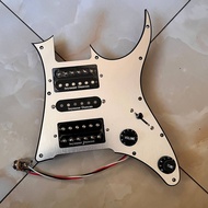 Pickguard กีตาร์ Ibanez ที่รับของ HSH Seymour Duncan SH1N SSL-1 TB4 Ainico 5สวิตช์หลากชนิดรถปิคอัพสำ