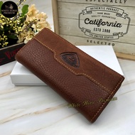 Rush Rider Full Leather Long Wallet Men Cow Leather Long Purse Dompet Lelaki Kulit Panjang Beg Duit Kulit Lelaki