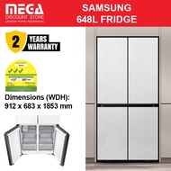 SAMSUNG RM70F63R3WSS 648L BESPOKE 4-DOOR FRIDGE | 3 Ticks
