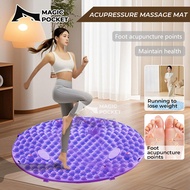 🔥Ready Stock🔥Foot Massage Pad Massage Sole Massager Artifact Acupressure Board  圆形足底按摩垫脚踩足底按摩指压板加厚加大