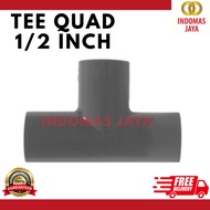 Quad Tee 1/2 Aw Inch QuadT 1/2 Aw Inch T Connection 1/2 Inch Quad