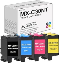 MX-C30NT High Yield Toner Cartridge MX-C30NT-B MX-C30NT-C MX-C30NT-M MX-C30NT-Y Toner Replacement fo