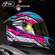 ลายใหม่ !  หมวกกันน็อคเต็มใบ INDEX ID รุ่น SPARTAN ผลิตตาม มาตรฐาน ECE และ มอก 369-2557