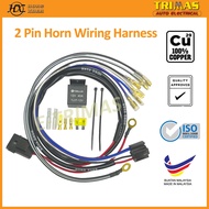 TRIMAS Plug and Play Horn Wiring Harness Relay Wire Kit For Car Truck Lorry Dual Electric Disc BM Ho