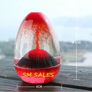Volcano Eruption Ornamental Hourglass
