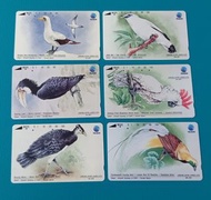 印尼電話卡(珍貴雀鳥)六張