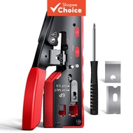 One Piece MCOM 7 Network Crimping Pliers 4-In-1 Tool For Crimping Cutting Trimming Stripping RJ45 RJ