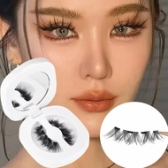 Magnetic False Eyelashes Glue-free Reusable Natural False Eyelashes Suitable For E8q9
