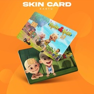 [BM Skin Card] Upin Ipin || Garskin Garskin | ATM / E - Money / Flazz Cover - Waterproof