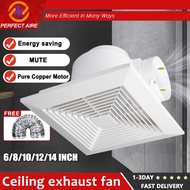 Bathroom exhaust fan household silent bathroom exhaust fan ceiling exhaust fan ceiling type kipas ek