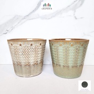 The Leaferie Sage Plant pot . Ceramic . flowerpots . flower pot . plant pots planter