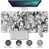 Ahegao Mousepad Japanese Pattern Custom Printed Large Mouse Pad Gaming Mousepad Stitched Edge