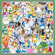 G2P 100PCS/Set Pokemon Psyduck Stickers Pikachu Games Graffiti Luggage Skateboards Waterproof Decora