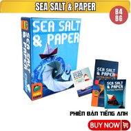 Sea Salt board game & Paper and extra salt, premium pure English extended pepper board games - B4KID