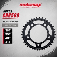MOTOMAX 520 REAR SPROCKET 38T 39T 40T 41T HONDA CBR500 CB500 HEAVY DUTY MOTORCYCLE SPROCKET - HONDA 