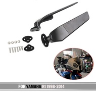 For YAMAHA YZF-R1 R1 YZF R1 R 1 1998-2014 2008 2013 2012 Motorcycle Side Mirrors Wind Wing Adjustabl