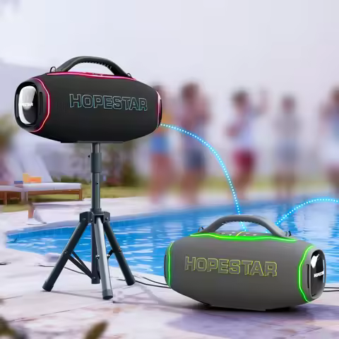 Original Hopestar Altavoz A90 700W Portable Outdoor Party Wireless Boombox4 Deep Bass Speaker Massiv