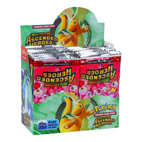 360Pcs Pokemon Card English MEGA EVOLUTION ASCENDED HEROES Prismatic Evolutions Booster Battle Trans