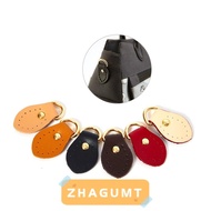 ZHAGUMT366HT 6pcs Handbag Accessories, Lychee Pattern DIY Handmade Bag Buckle, Shoulder Bag PU Leath