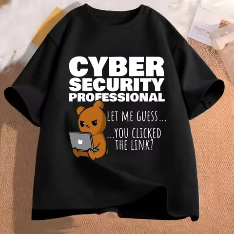 You Clicked The Link Funny Cybersecurity Programmer T Shirts for Women Hacker Security Cyber Hack Bi