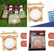 ASHUKA HEAD GASKET V-PRO LC135 GASKET TEMBAGA SUPER HEAD VPRO HEAD LOBANG AIR VPRO ASHUKA
