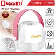DESSINI ITALY USB Rechargeable Electric Lint Remover Sweater Fabric Fuzz Balls Pills Shaver Spools C
