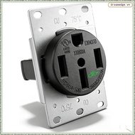 [dreamedge] 50 Amp EV Charger Outlet, NEMA 14-50R EV Charging Receptacle Heavy Duty, 3-Pole 4-Wire 1