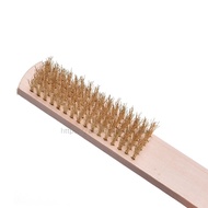 Dental Cleaning Brush Wooden Handle Copper Wire Brush Dental Cleaning Brush Dental Instrument Cleani