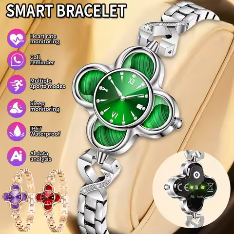 LIGE New AI Health Data Analysis Smart Bracelet Ladies Quartz Smart Watch Women Heart Rate Sleep Mon