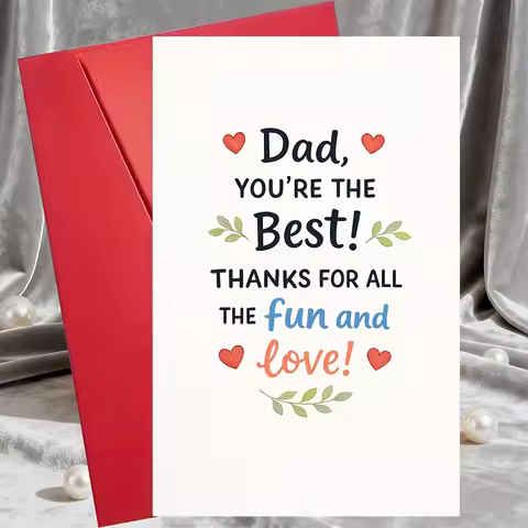 Dad, you are the best. Thank you for bringing us joy and love. A gift for our husband and a Father's