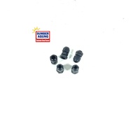 Inscom Black Gland Cable PG7 Cable Gland PG7 Black Color Waterproof Panel Box Cable Durable and Corr