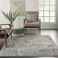 Nourison Concerto Rustic Grey/Beige 5'3" x 7'3" Area Rug (5' x 7'), 5'3"X7'3",