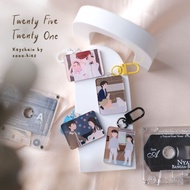 Twenty five twenty one square Keychain by COOO.KIES