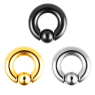 2 PCS 316 Stainless Steel Piercing Captive Hoop Rings Tragus Ear Tunnels Ear Hanger Weight Ear Gauge