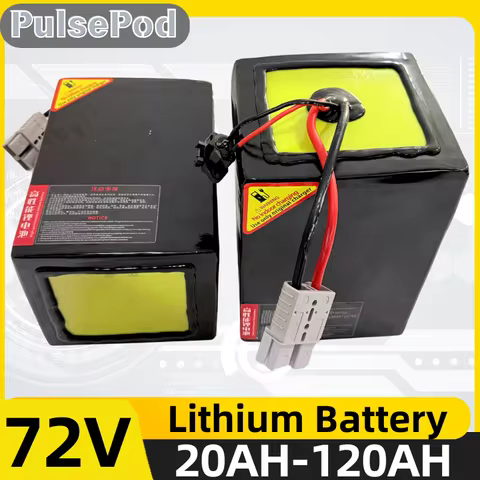 PP 72v 40Ah 50Ah 60Ah 70Ah 80Ah 100Ah lithium ion battery pack 40A 50A 60A 70A 80A 100A with bluetoo