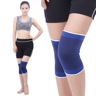 Knit Outdoor Blue Knee pads sports health warm protection stokin lutut knee guard pad lutut bola jaring