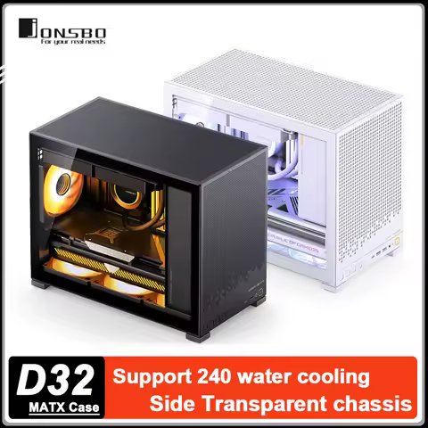 JONSBO D32 STD/PRO MATX Desktop MINI Case Side Transparent Computer Game Case Support 240 Water Cool