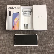 hp second oppo a74 5g 6/128gb full set