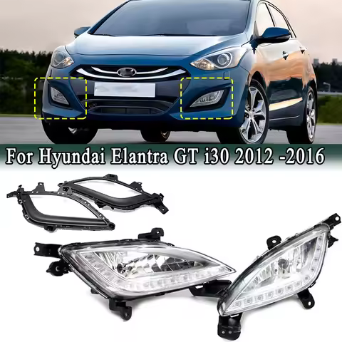 For Hyundai Elantra GT i30 2012-2016 LED Front Bumper Fog Lamp / Fog Lamp Frame Cover Bezel 92201A51
