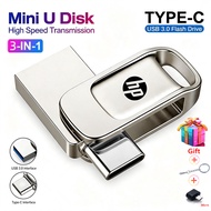 2TB 1TB OTG Type-C Pen Drive Mini Metal USB Memory Stick 512GB 256GB 128GB 64GB 32GB 16GB Suitable f