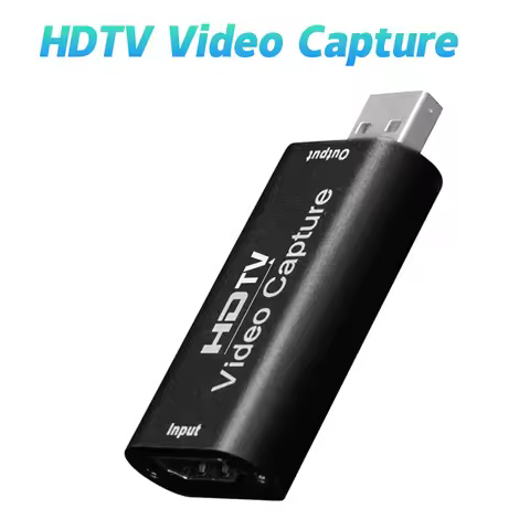 Video Capture Card Output 1080P Input 4K HDMI-compatible To USB Video Capture Card 1080P USB Easy Ca