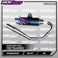 Yamaha MX King MX Old MX Racing Exhaust New Full System Type MP2 Black