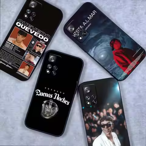 Q-Quevedo Buenas Noches Phone Case For Samsung S 25,24,23,22,30,21,10,9,Ultra,Plus,Lite,FE,4,5G Blac