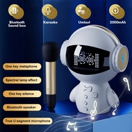 Smart Bluetooth Astronaut Speaker Creative Digital Stereo Interactive Alarm Clock Electronic Sleeping Night Light Speaker